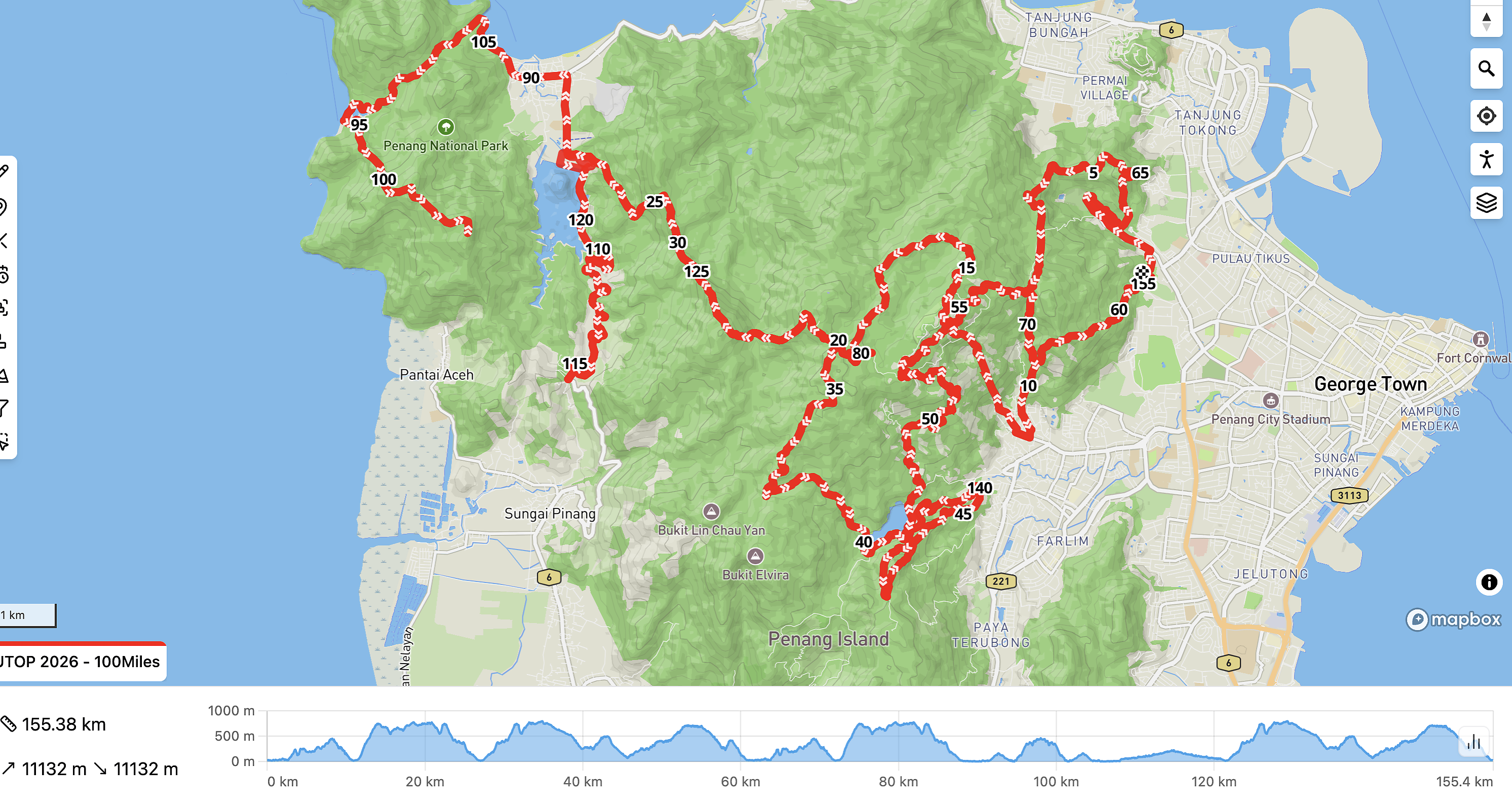 race route image map