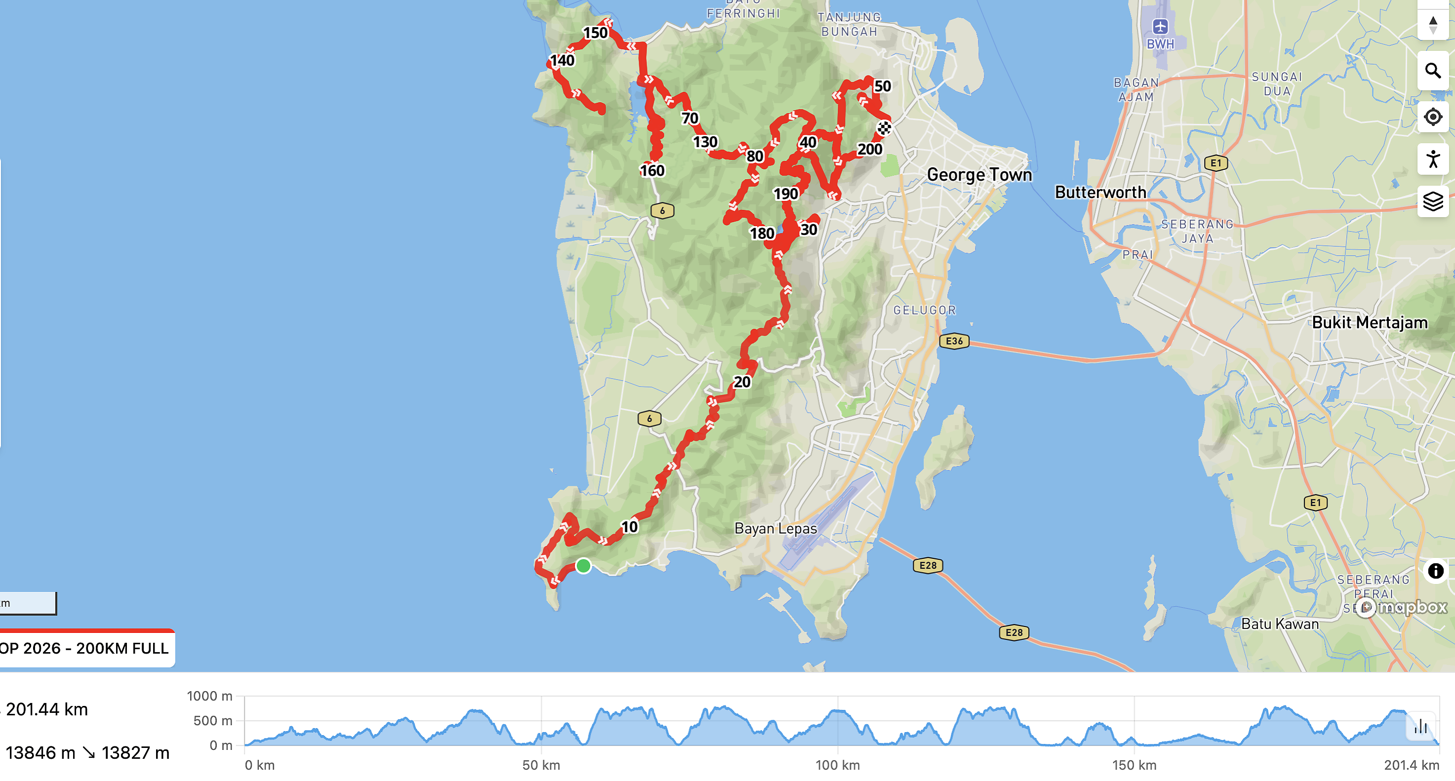 race route image map